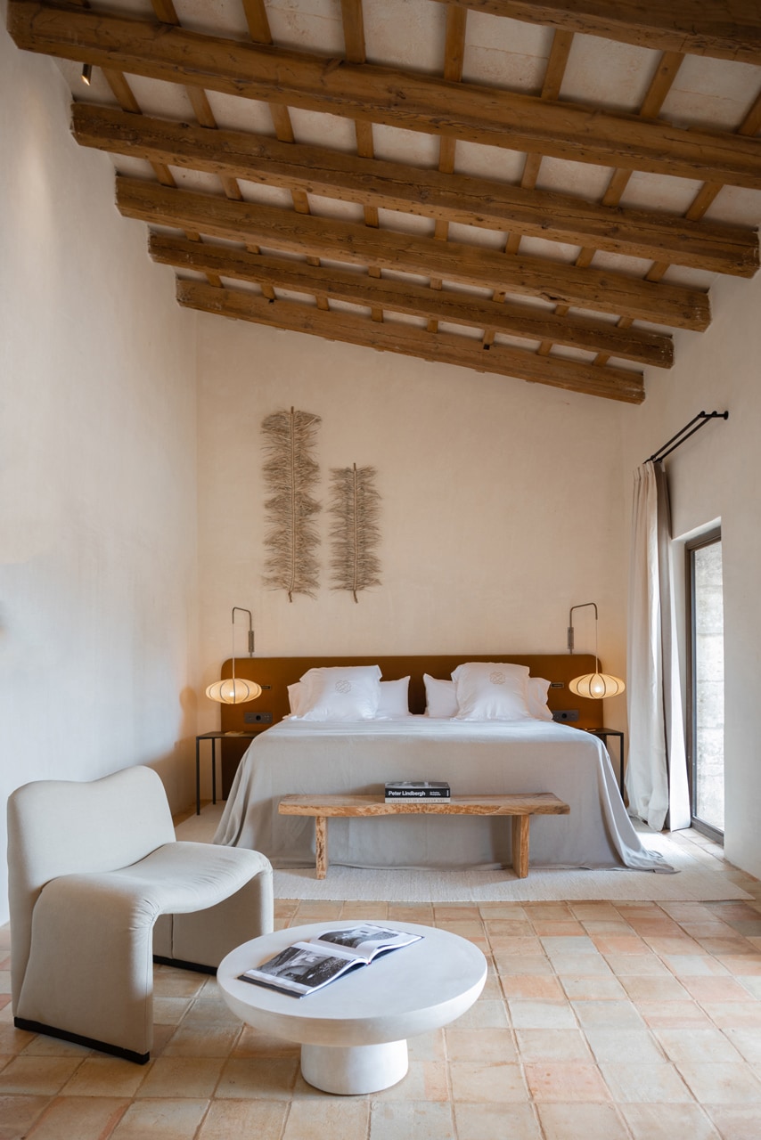 reportaje fotográfico de habitación acogedora de Hotel en las islas Baleares